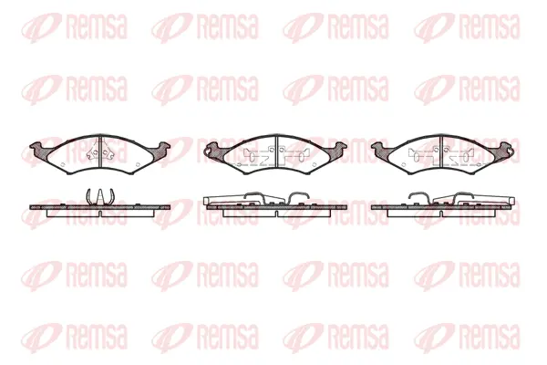 Brake Pad Set, disc brake (0535 00)
