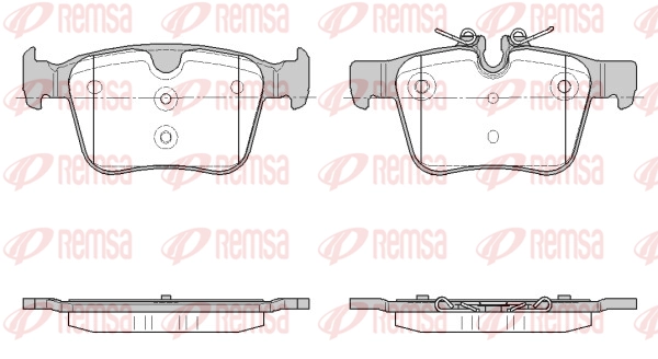 Brake Pad Set, disc brake (1516 45)