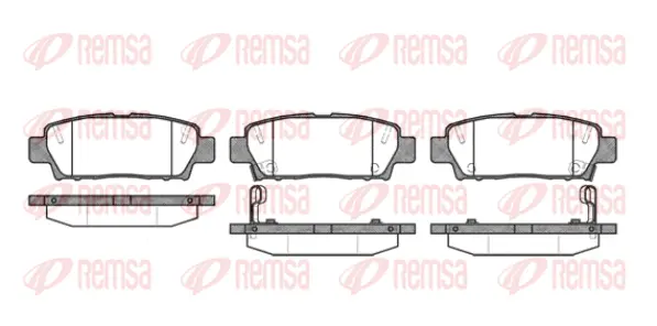 Brake Pad Set, disc brake (0632 02)