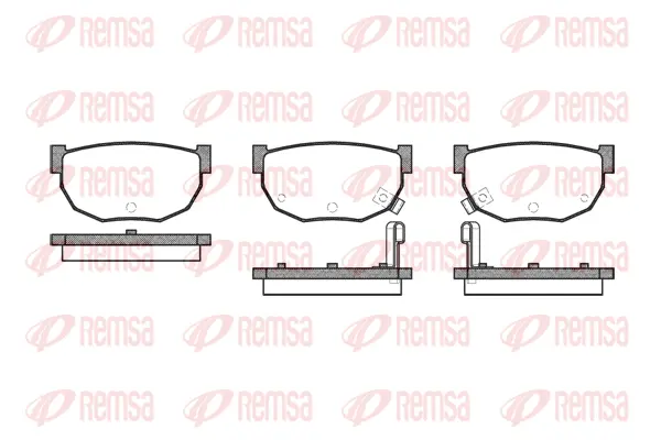 Brake Pad Set, disc brake (0151 02)