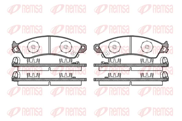 Brake Pad Set, disc brake (0334 02)
