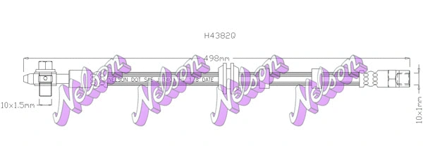Brake Hose (H4382Q)