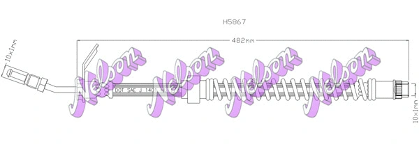 Brake Hose (H5867)