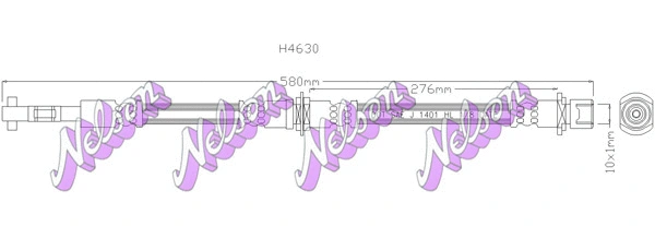Brake Hose (H4630)