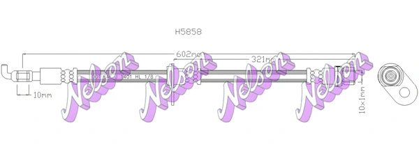 Brake Hose (H5858)