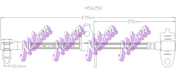 Brake Hose (H5625Q)