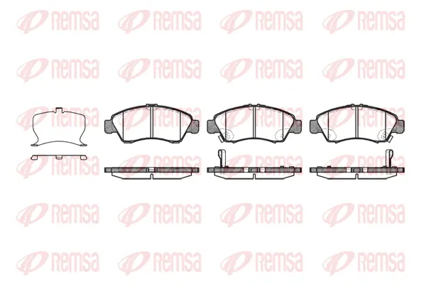 Brake Pad Set, disc brake (0419 22)