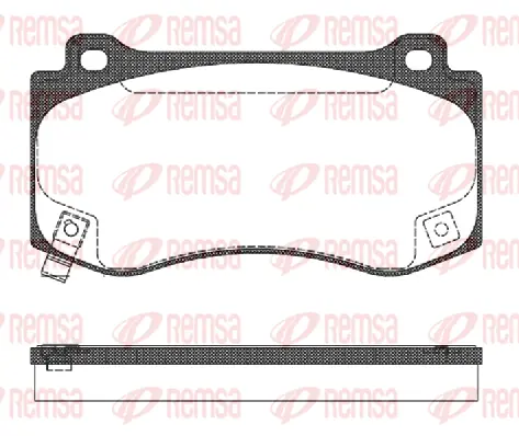 Brake Pad Set, disc brake (1185 04)