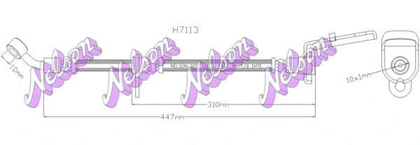 Brake Hose (H7113)