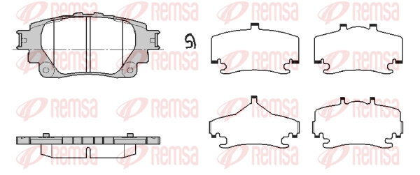 Brake Pad Set, disc brake (1871 00)