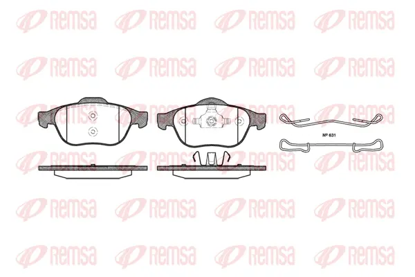 Brake Pad Set, disc brake (0843 00)