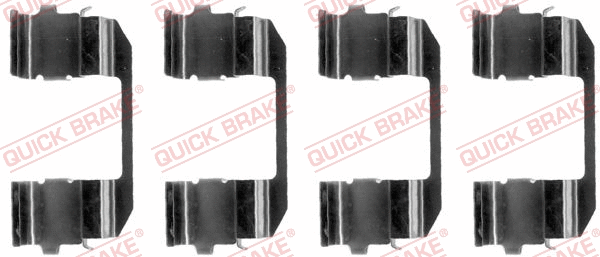 Accessory Kit, disc brake pad (109-1135)
