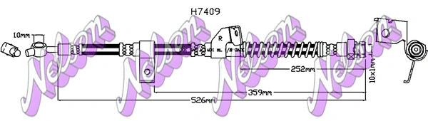 Brake Hose (H7409)