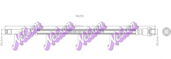 Brake Hose (H6151)