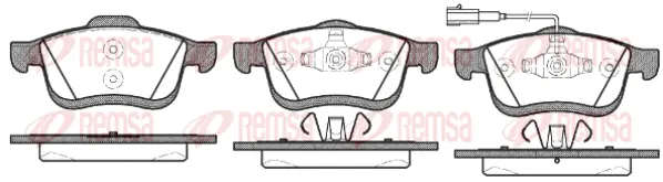Brake Pad Set, disc brake (1183 01)