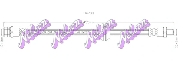Brake Hose (H4733)