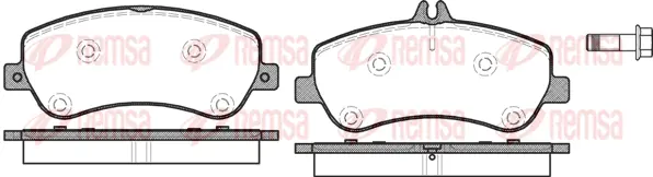 Brake Pad Set, disc brake (1377 00)