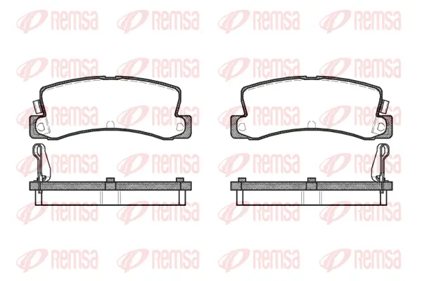 Brake Pad Set, disc brake (0214 04)