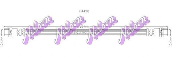 Brake Hose (H4498)