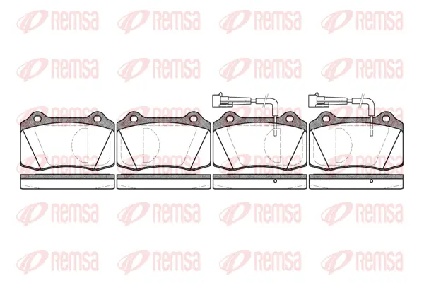Brake Pad Set, disc brake (0434 02)