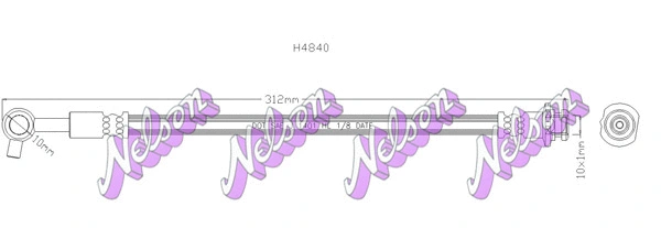 Brake Hose (H4840)