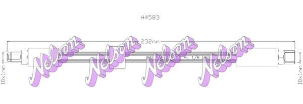 Brake Hose (H4583)