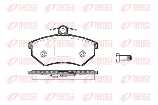 Brake Pad Set, disc brake (0134 50)