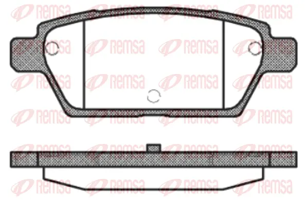 Brake Pad Set, disc brake (1195 10)