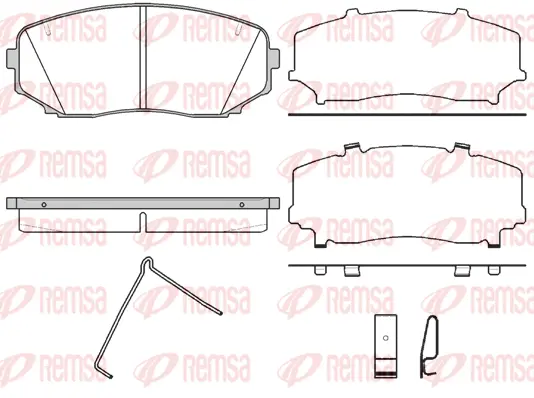 Brake Pad Set, disc brake (1267 02)