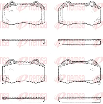 Brake Pad Set, disc brake (1113 02)