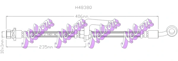 Brake Hose (H4838Q)