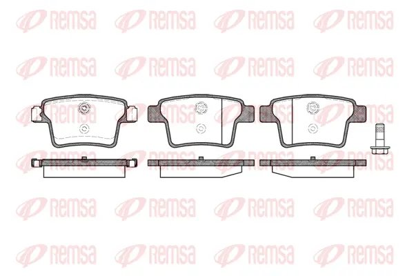 Brake Pad Set, disc brake (1149 10)