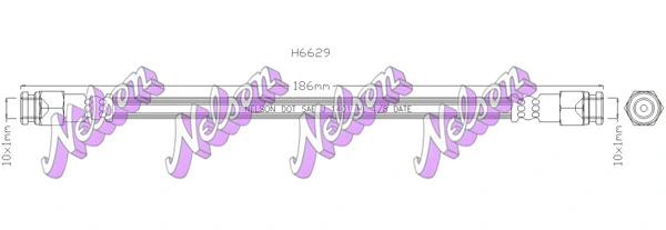 Brake Hose (H6629)
