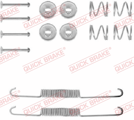 Accessory Kit, brake shoes (105-0586)