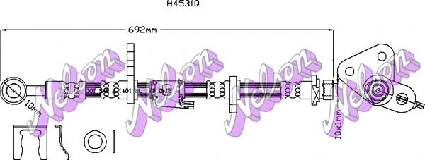 Brake Hose (H4531Q)