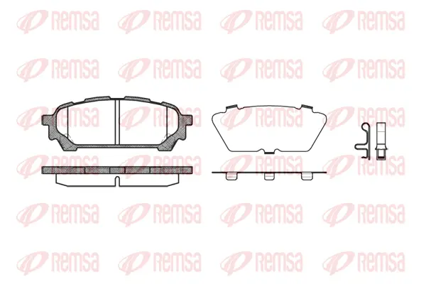 Brake Pad Set, disc brake (1176 01)