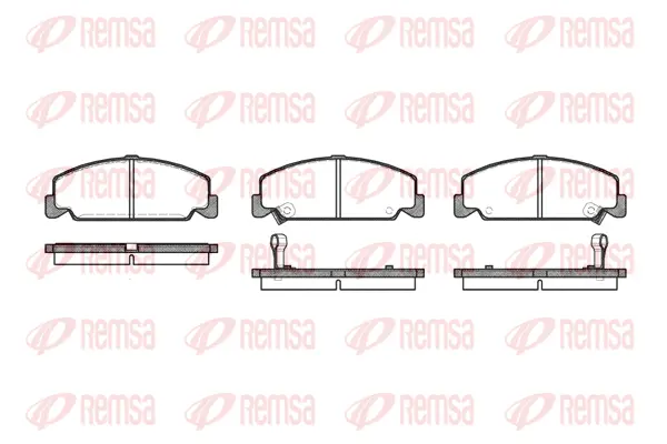 Brake Pad Set, disc brake (0182 12)