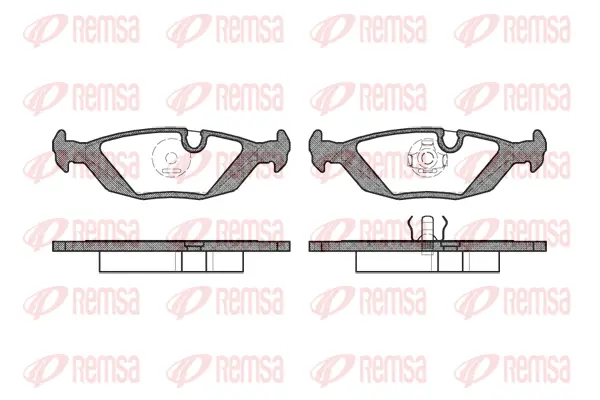 Brake Pad Set, disc brake (0155 10)