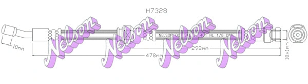 Brake Hose (H7328)