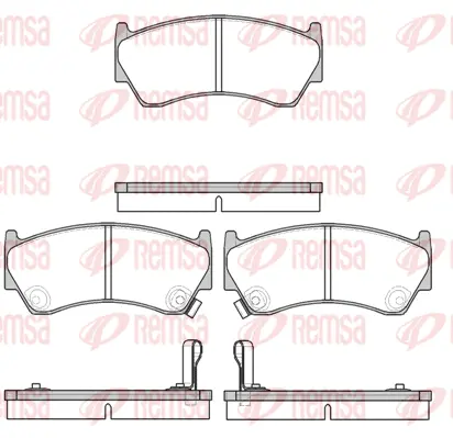Brake Pad Set, disc brake (0592 42)