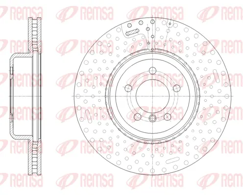 Brake Disc (61651 10)