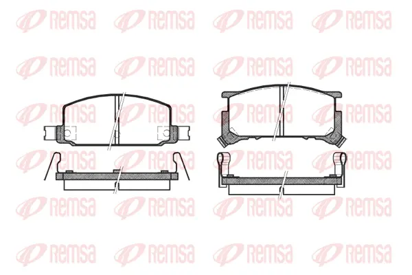 Brake Pad Set, disc brake (0109 34)