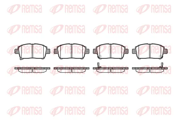Brake Pad Set, disc brake (0971 02)