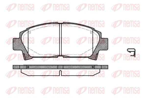 Brake Pad Set, disc brake (0427 02)