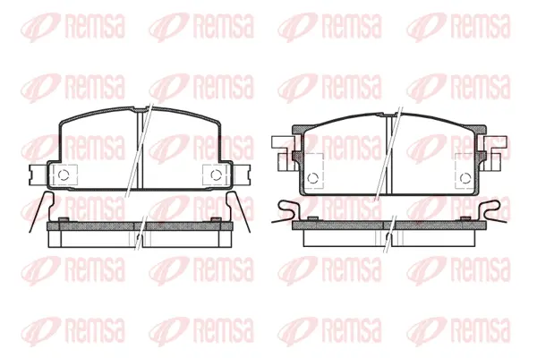 Brake Pad Set, disc brake (0153 04)