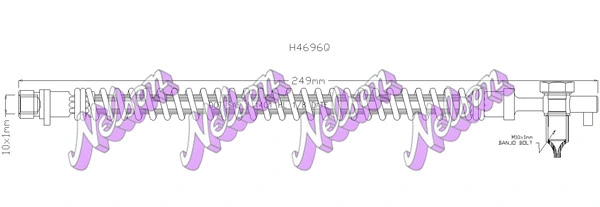 Brake Hose (H4696Q)