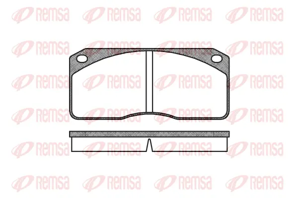 Brake Pad Set, disc brake (0278 00)
