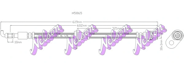 Brake Hose (H5865)