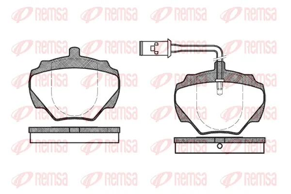 Brake Pad Set, disc brake (0222 01)