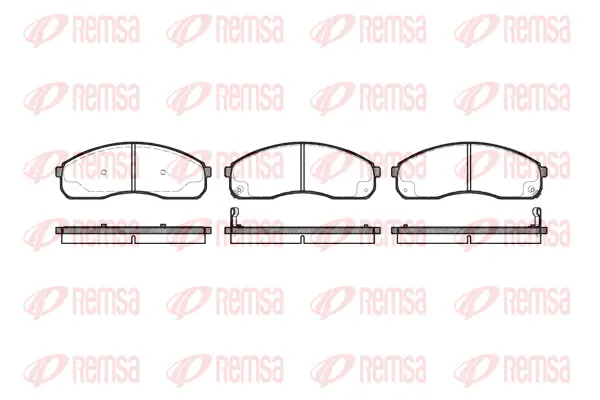 Brake Pad Set, disc brake (0821 12)